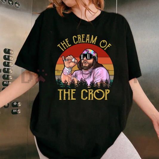 Macho Man Randy Savage Shirt – "Cream of The Crop" Vintage Retro T-Shirt, Funny Macho Man Tee