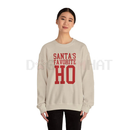Edgy 'Santa's Favorite Ho' Viral Christmas Crewneck