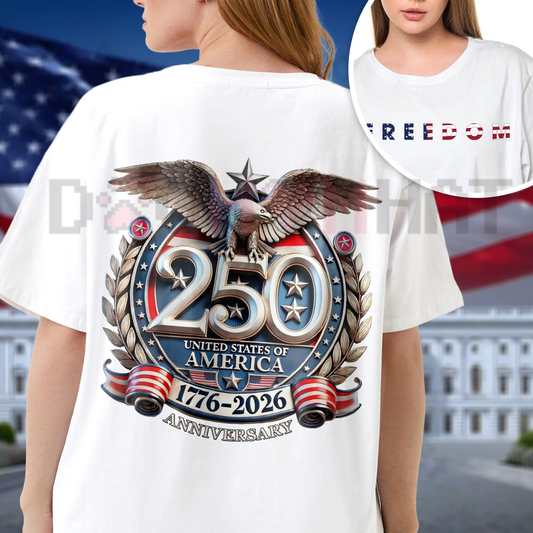 USA 250th Anniversary "Semi-Quincentennial" Freedom T-Shirt
