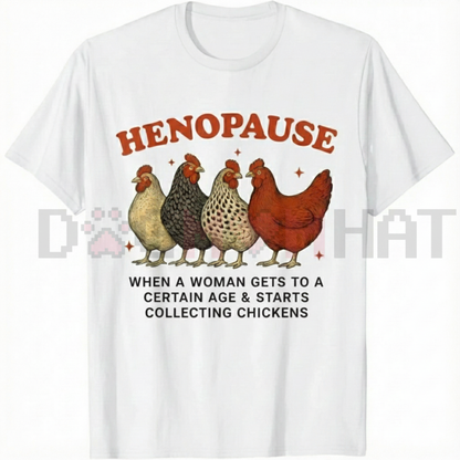 "Women Collecting Chickens" Funny Farm T-Shirt