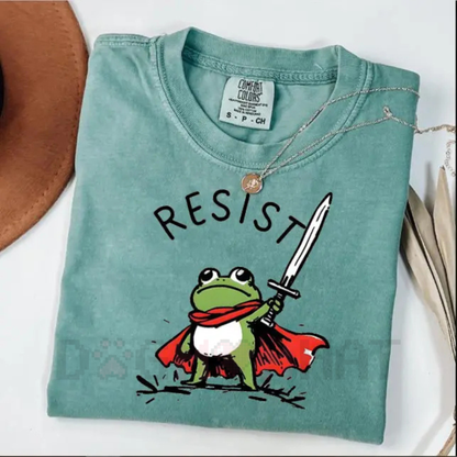 Comfort Colors® Anti-ICE Frog Tee – Portland Activist RESIST Shirt