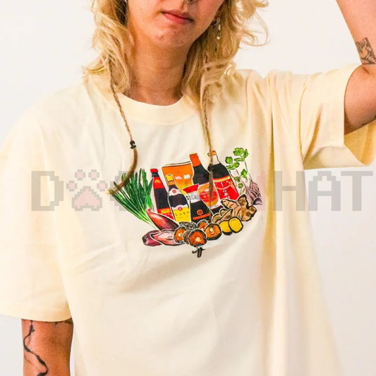 Asian Sauces Graphic T-Shirt