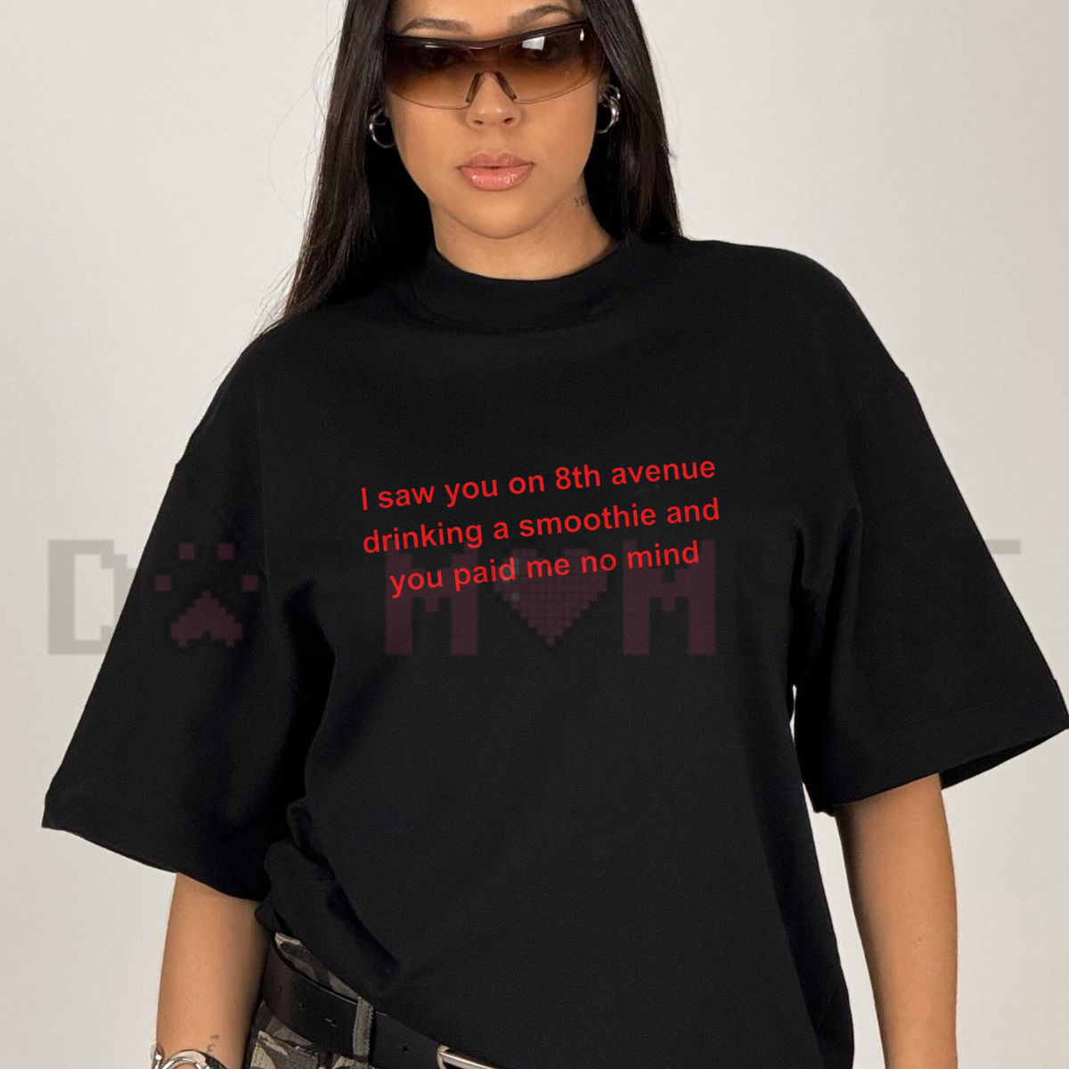 Parke Horizon Tee – "I Saw You On 8th Avenue Drinking A Smoothie" Graphic T-Shirt