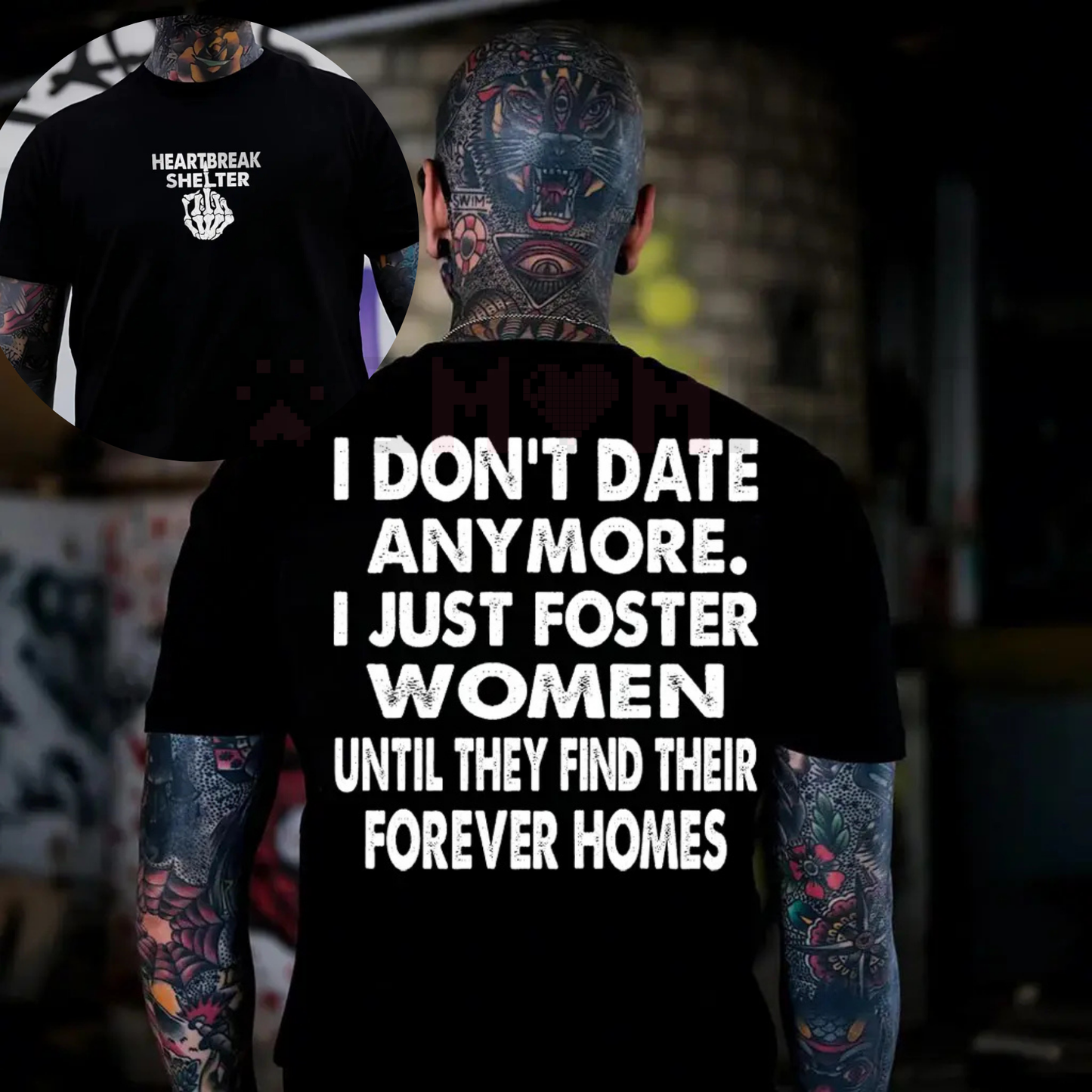 "I DON'T DATE ANYMORE" T-Shirt – Funny Anti-Dating Slogan Tee