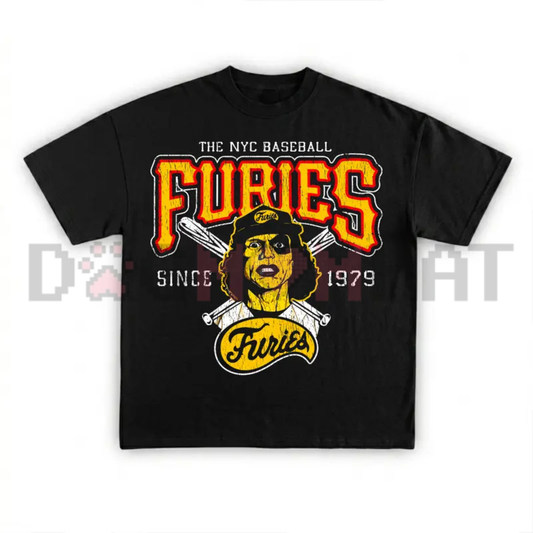 Furies NYC Baseball T-Shirt - Vintage 1979 Film Fan Retro Baseball Tee