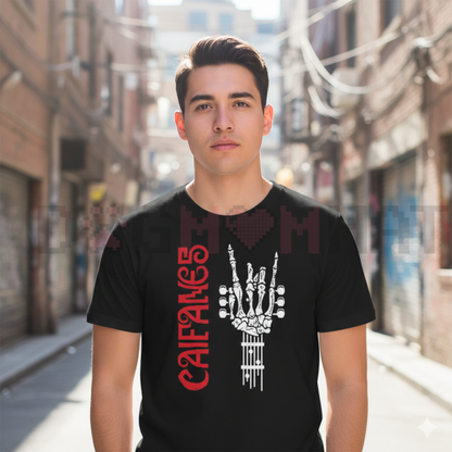 Caifanes "Rock The Silence" Skull Graphic Tee