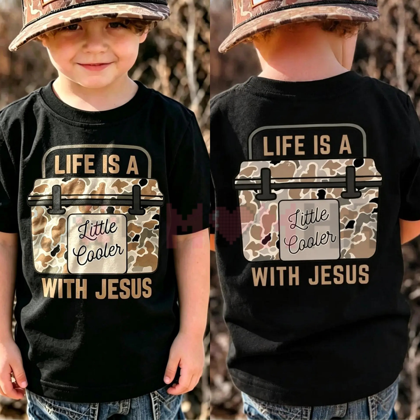 Boys' Faith-Based "Walk By Faith" Short-Sleeve T-Shirt - Christian Graphic Tee for Sunday School & Church Camp