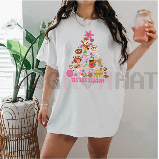 "Tis The Season Mexican Christmas Tree T-Shirt"