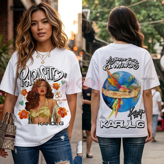 Karol G "Viajando Por El Mundo" Tropitour 2026 Tee