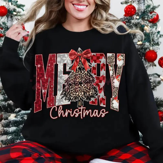 Coquette Merry Christmas Sweatshirt