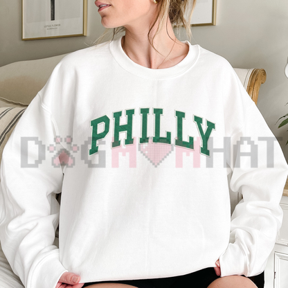 Embroidered Go Birds Game Day Crewneck Sweatshirt