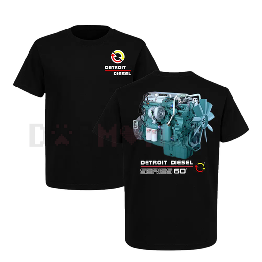 Detroit Diesel Series 60 Engine T-Shirt – Vintage Truck Mechanic Graphic Tee