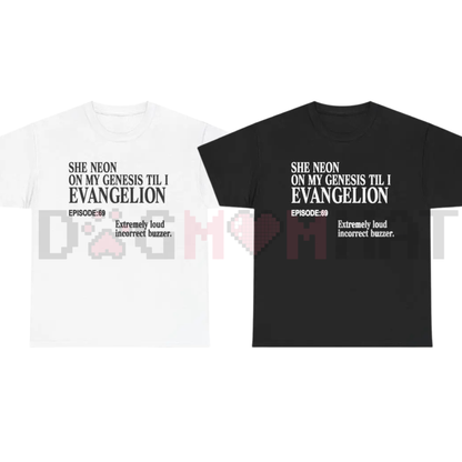 Funny "Cursed" Evangelion Meme Tee
