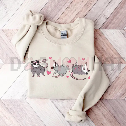 Possum Valentine Sweatshirt