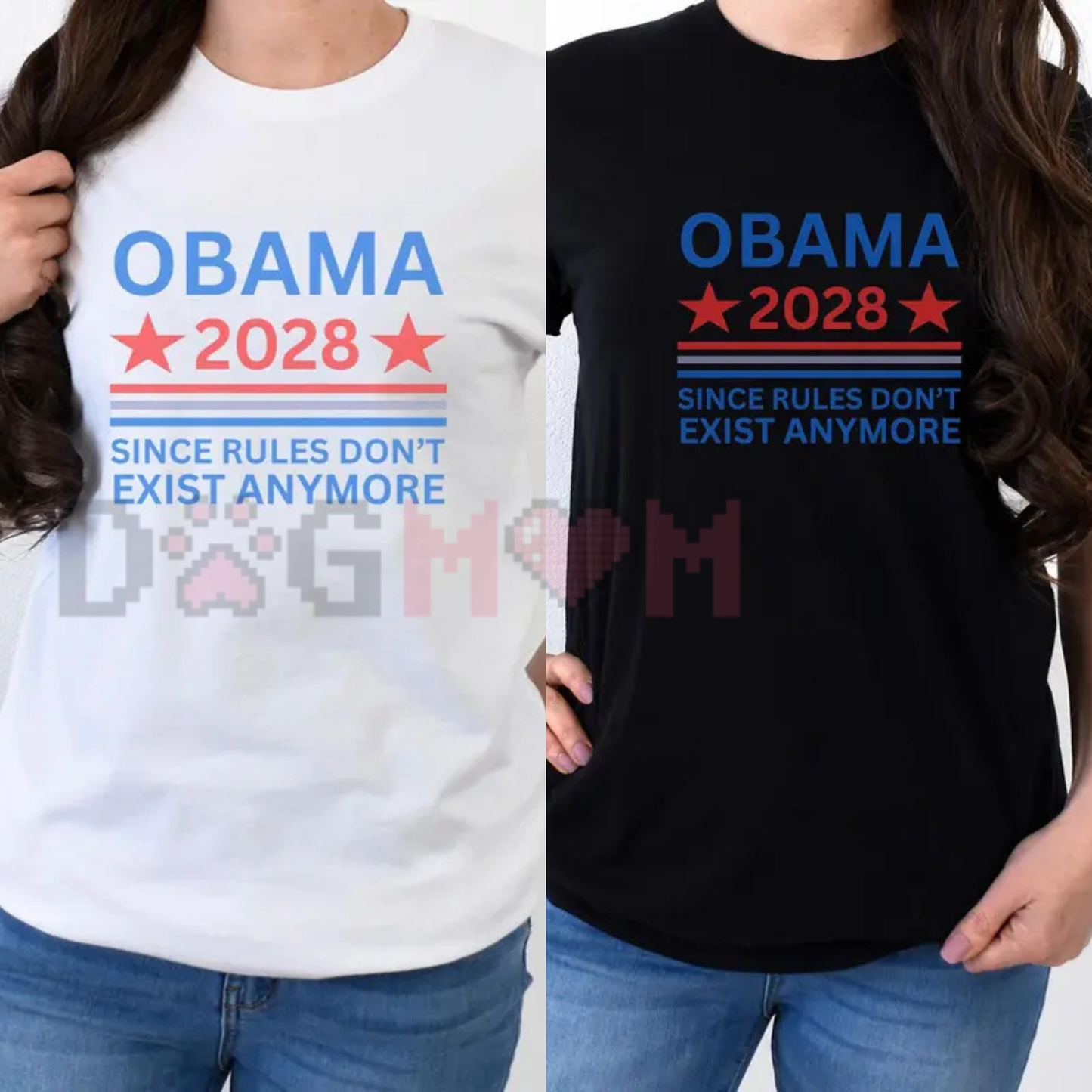 Since Rules Don't Exist Anymore 2028 Election Graphic Tee - Funny Political Satire Cotton Unisex T-Shirt