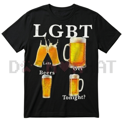 Lets Get Beer Tonight Funny Acronym T-Shirt