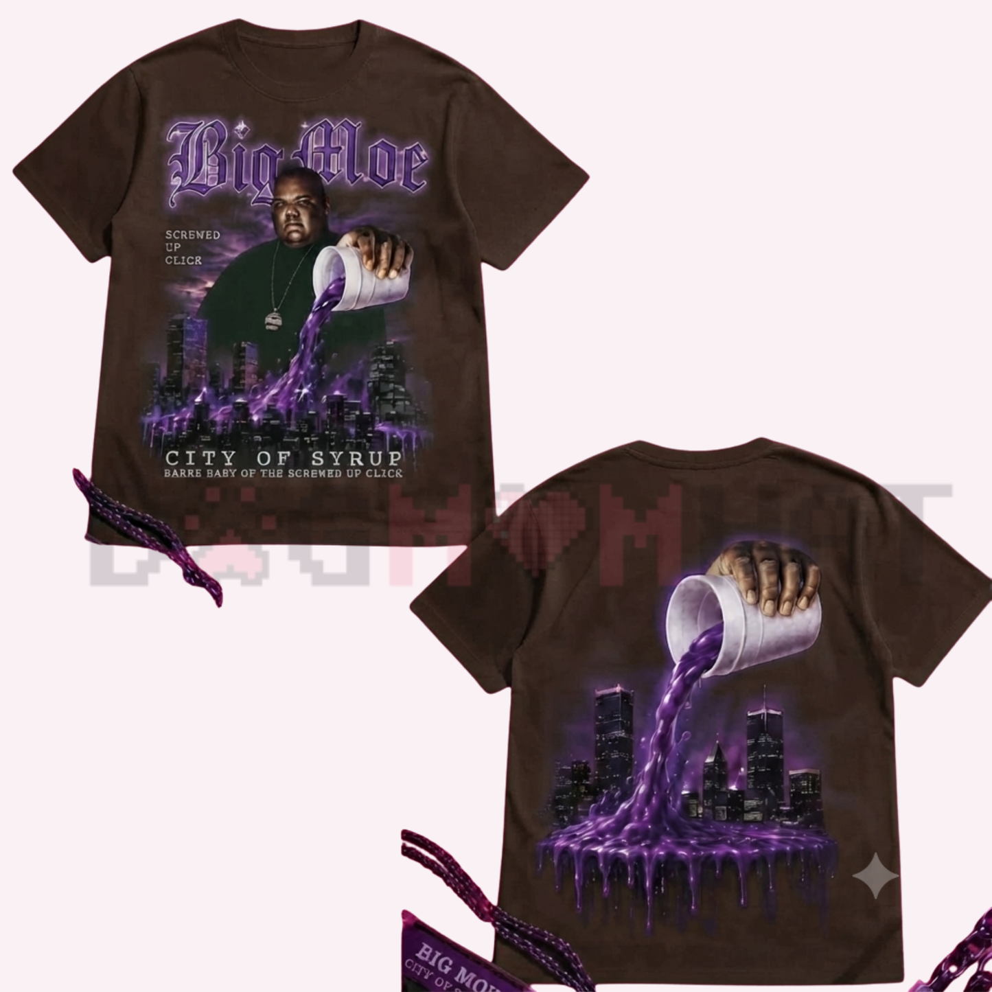 Big Moe Houston Rap Graphic T-Shirt - Screwed Up Click Vintage Streetwear Tee