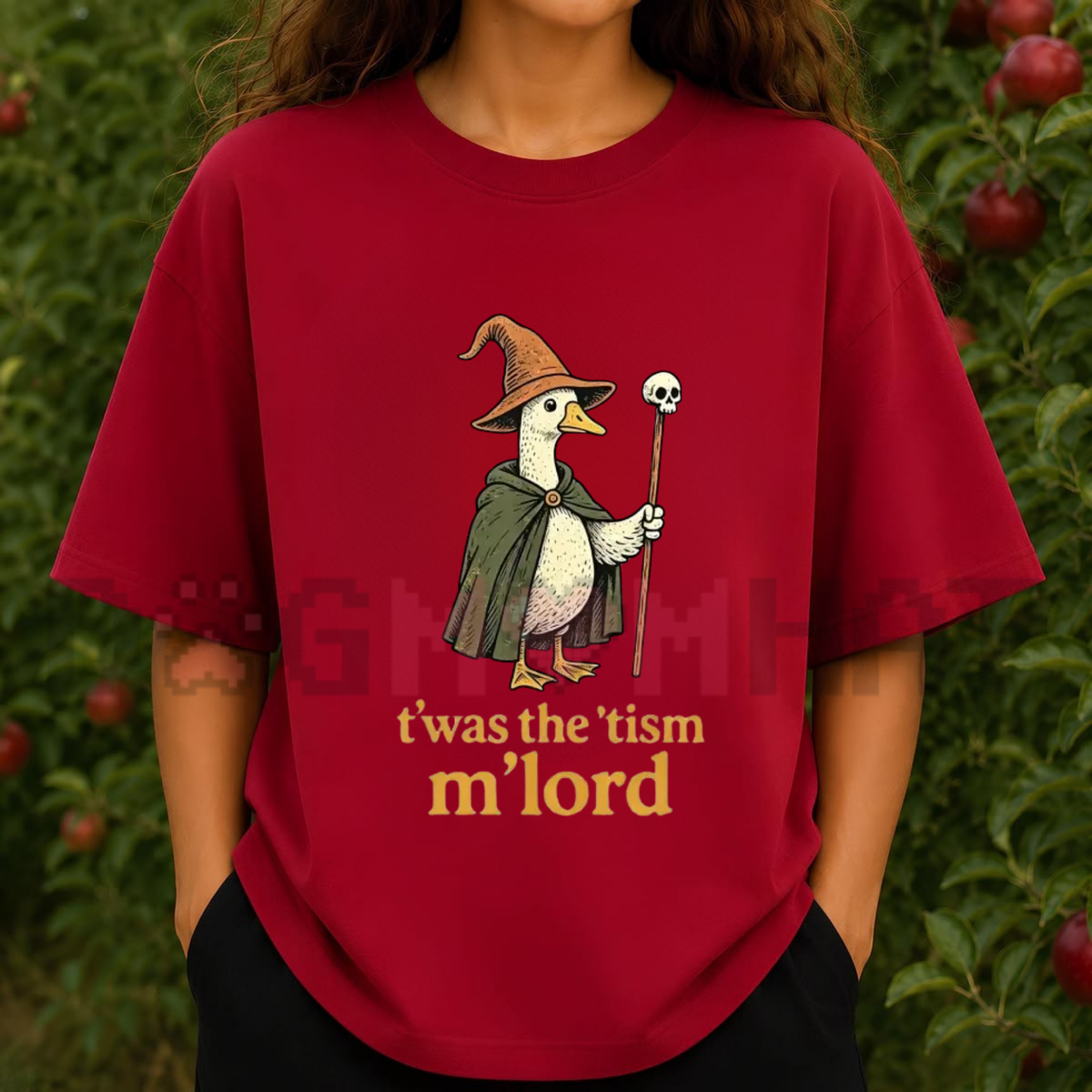 Funny Meme "TWAS The Tism M'Lord Silly Goose" Graphic T-Shirt – Boutique Casual Wear