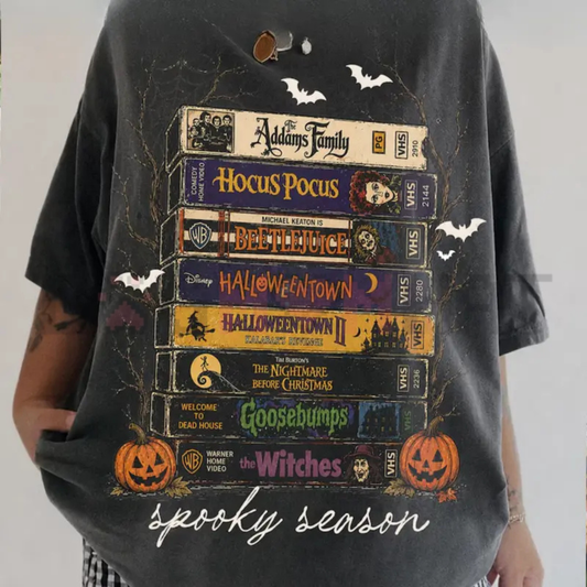 Comfort Colors Vintage Halloween Movie Shirt - Retro Spooky Season Horror Tee
