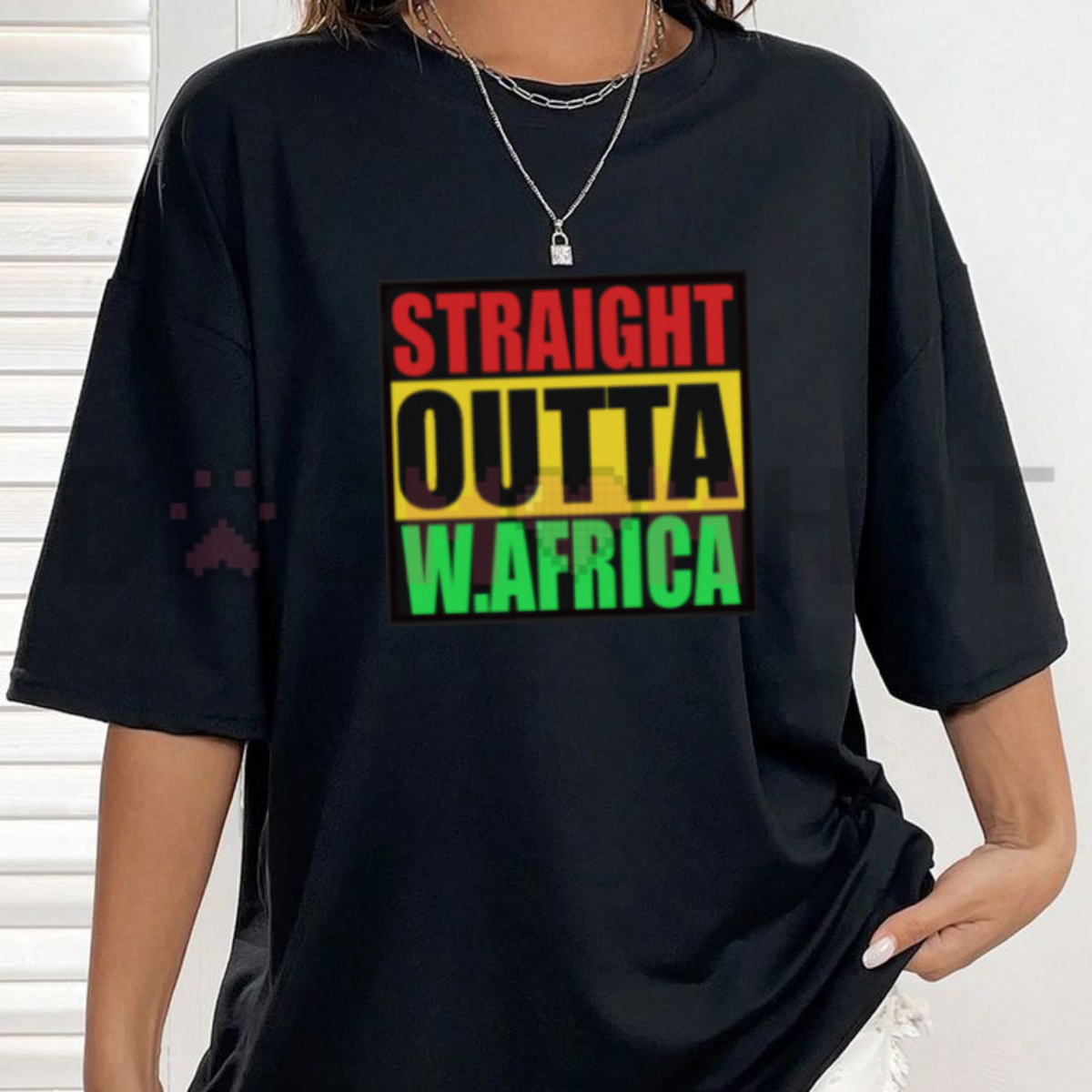 Straight Outta West Africa Graphic T-Shirt