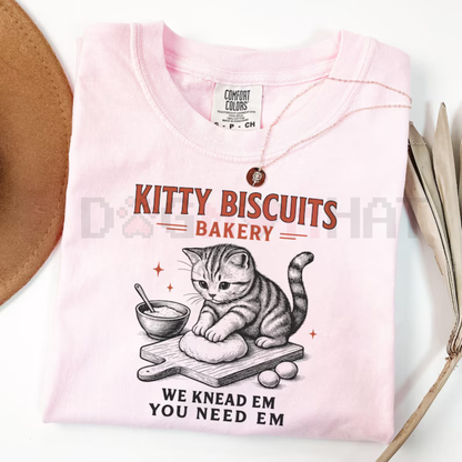 Funny Sourdough Cat Comfort Colors® Meme Tee