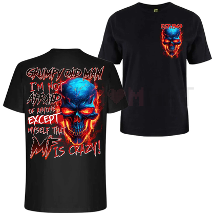 Custom Gen X 2 Side T-Shirt – Old Men Funny Slogan Tee