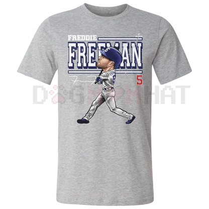 Freddie Freeman Cartoon T-Shirt – Funny LA Baseball Graphic Tee