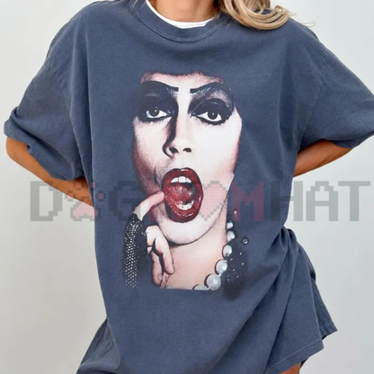 Tim Curry Legend Tribute T-Shirt - Rocky Horror & Vintage Cult Cinema Tee