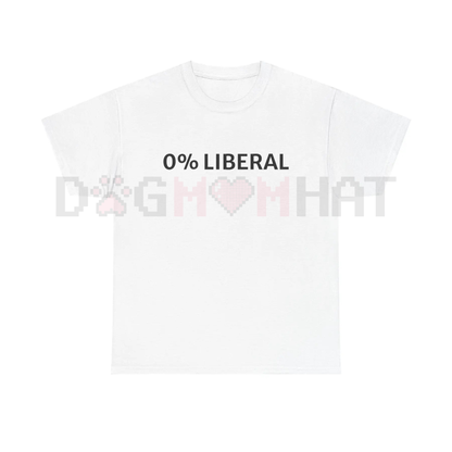 "0 Percent Lib" T-shirt – Funny Graphic Tee, Halloween Humor & Political Statement Gift Idea, Unisex Conservative Top