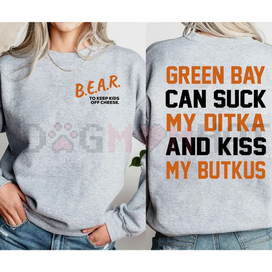Vintage Style "Keep Kids Off Cheese" Sweatshirt