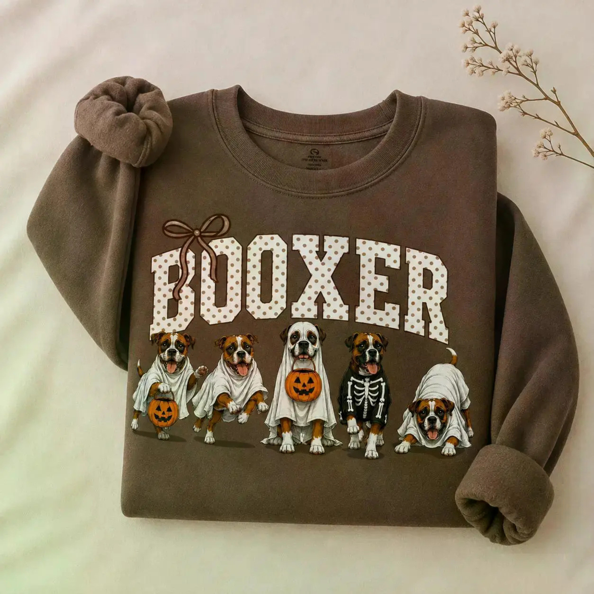 Halloween Dog Breeds Sweatshirt – Cozy Autumn Dog Mom Spooky Season Crewneck