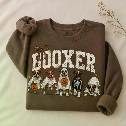Halloween Dog Breeds Sweatshirt – Cozy Autumn Dog Mom Spooky Season Crewneck