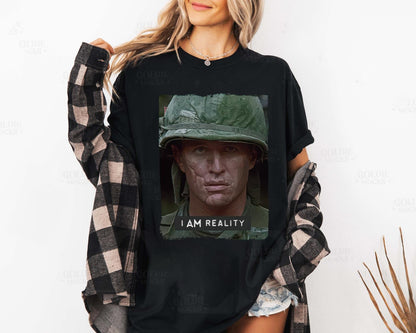 I Am Reality 80s Quote Shirt – Vintage Movie Tribute Tee, Memorial Gift for Retro Film Fans