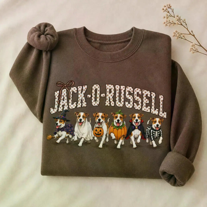 Halloween Dog Breeds Sweatshirt – Cozy Autumn Dog Mom Spooky Season Crewneck