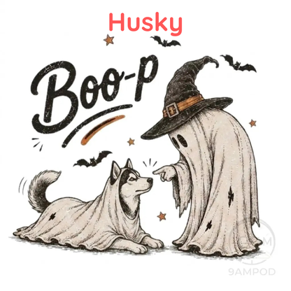 Funny Halloween Dog Mom Shirt - Boo-p Ghost Dog Comfort Colors® T-Shirt