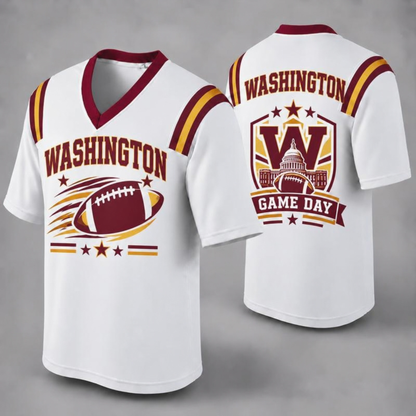 "32 City Football Fan Jersey Style" Athletic Graphic T-Shirt