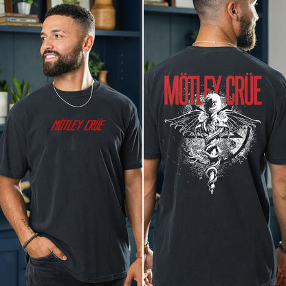 Motley Crue "Kickstart My Heart" World Tour T-Shirt – Front & Back Print