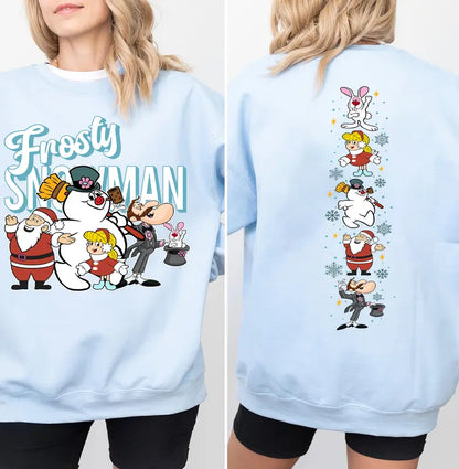 Vintage Frosty The Snowman Sweatshirt – Retro Christmas Sweater & Cute Holiday Tee