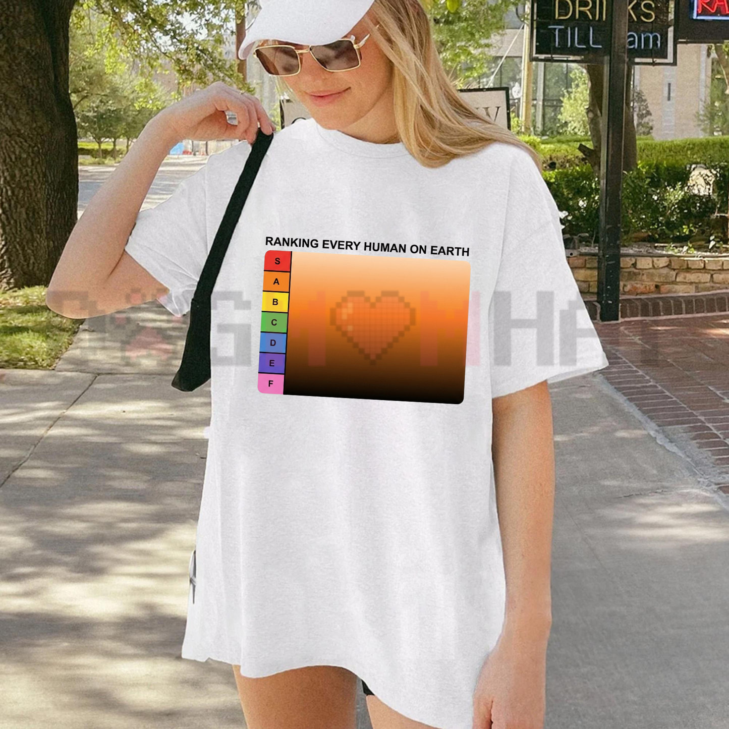 Global Citizen Tier List Graphic Tee - Funny Internet Meme Ranking Unisex Pure Cotton Shirt