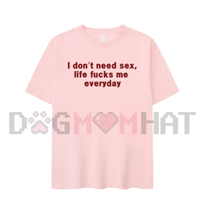 "Everything Is Fine" Sarcastic Graphic Tee – Vintage Adult Humor T-Shirt