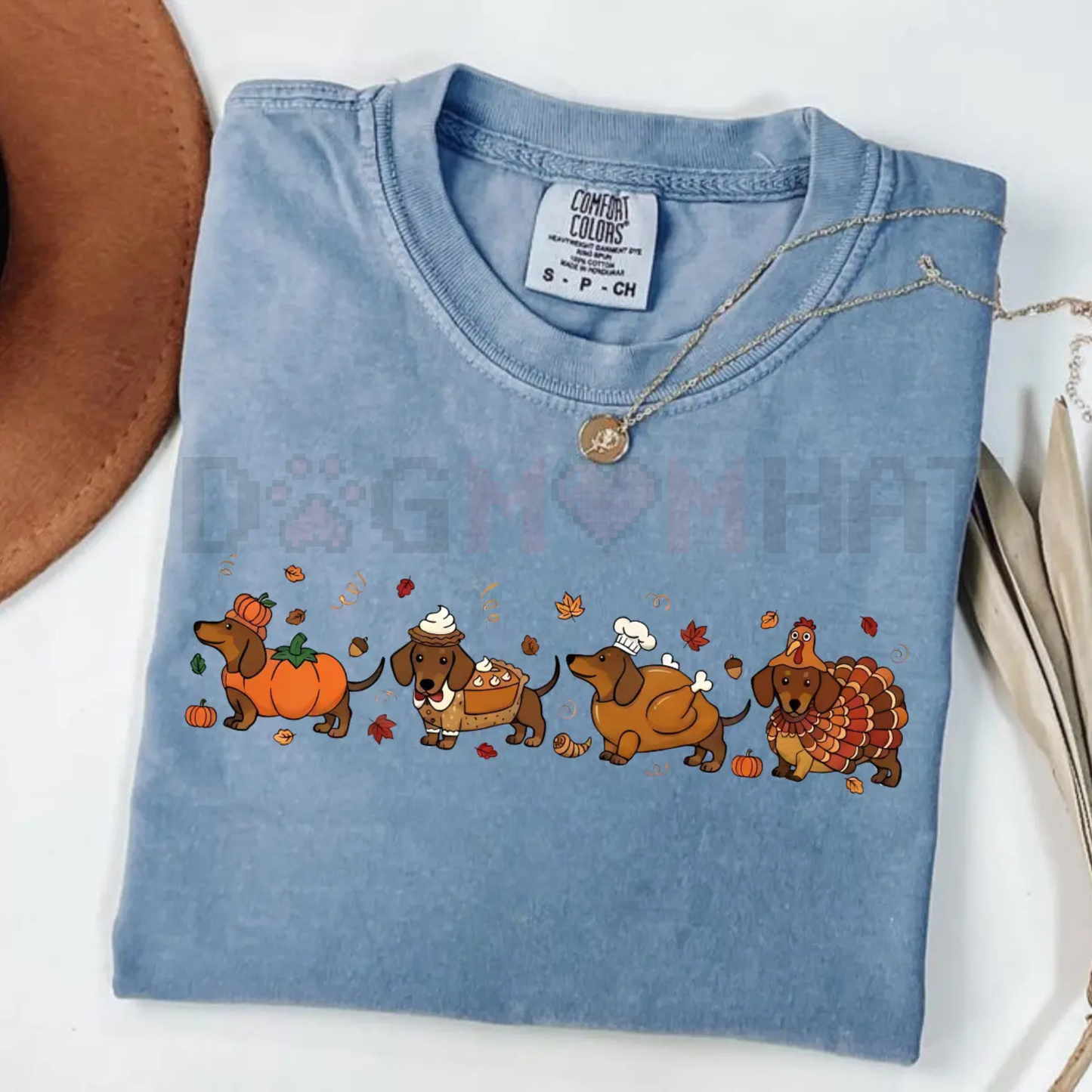 Comfort Colors® Thanksgiving Wiener Dog T-shirt – Funny Dachshund Costume Tee