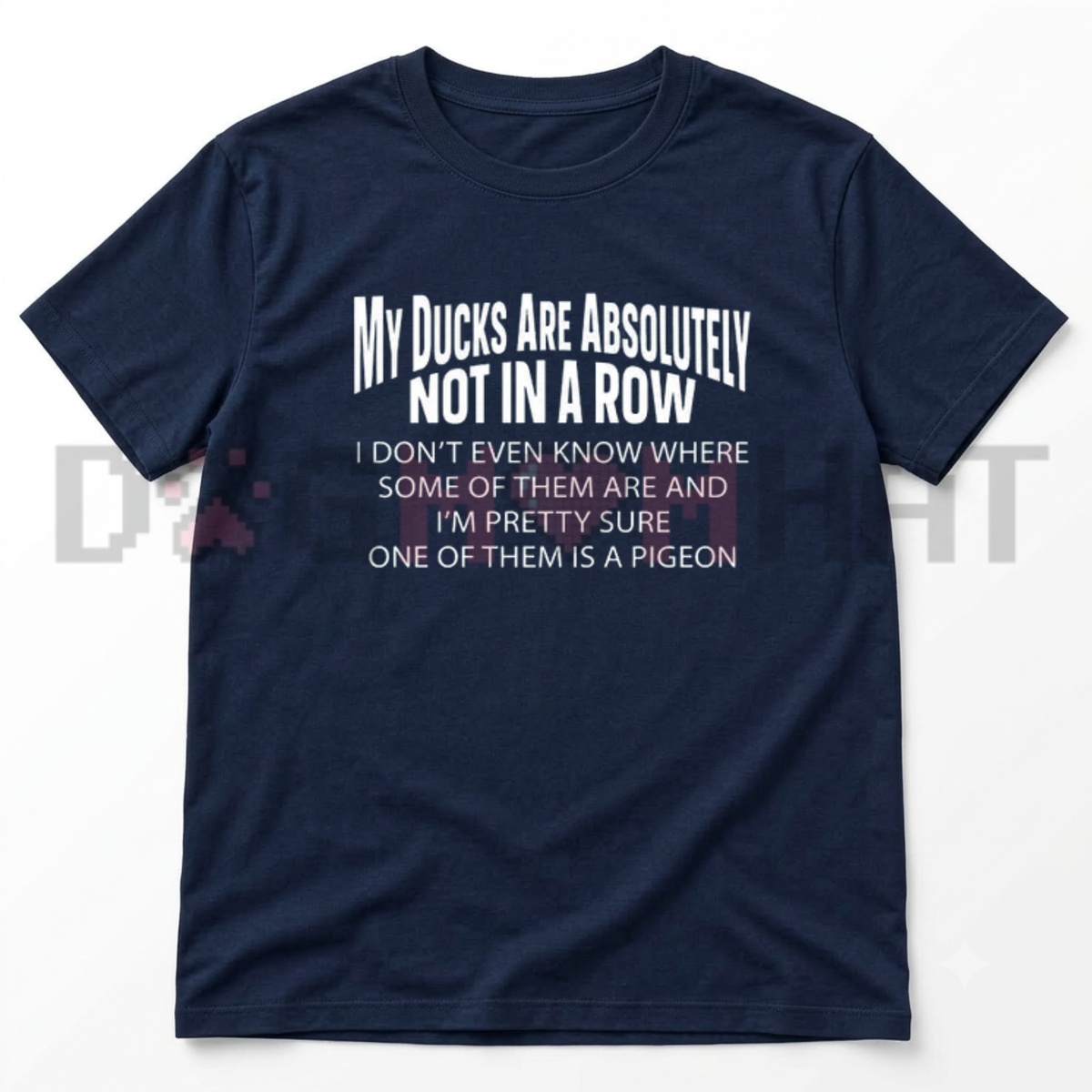 Parke Horizon Tee – "Ducks Not In A Row" Funny Relatable Chaos Graphic Shirt