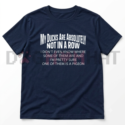 Parke Horizon Tee – "Ducks Not In A Row" Funny Relatable Chaos Graphic Shirt
