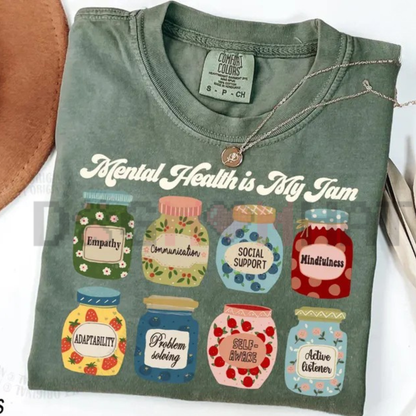 Mental Health Christmas Sweater T-Shirt - Holiday Mental Health Awareness Graphic Tee