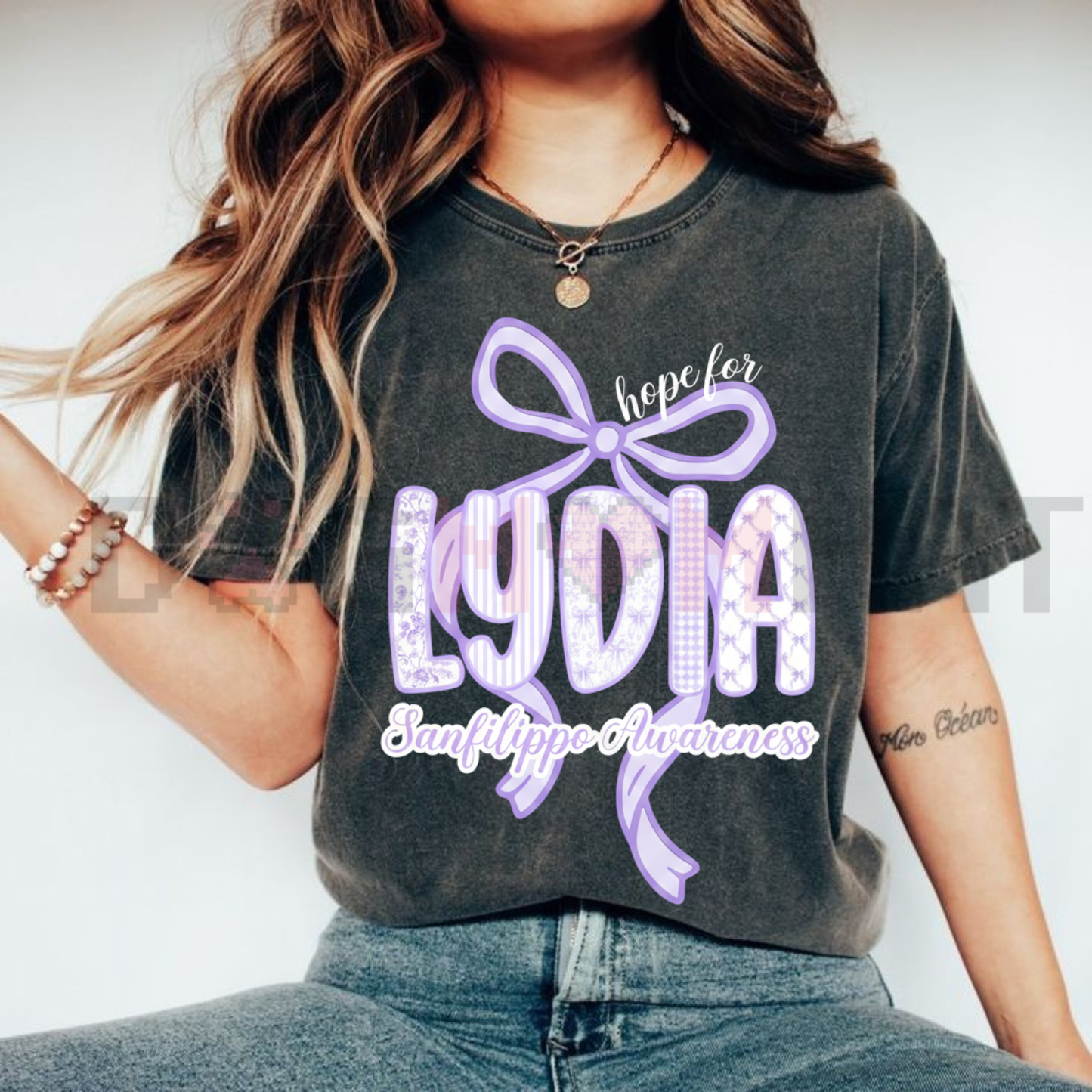 Custom Awareness Tee – 'Hope For Lydia' Fundraiser Support Shirt
