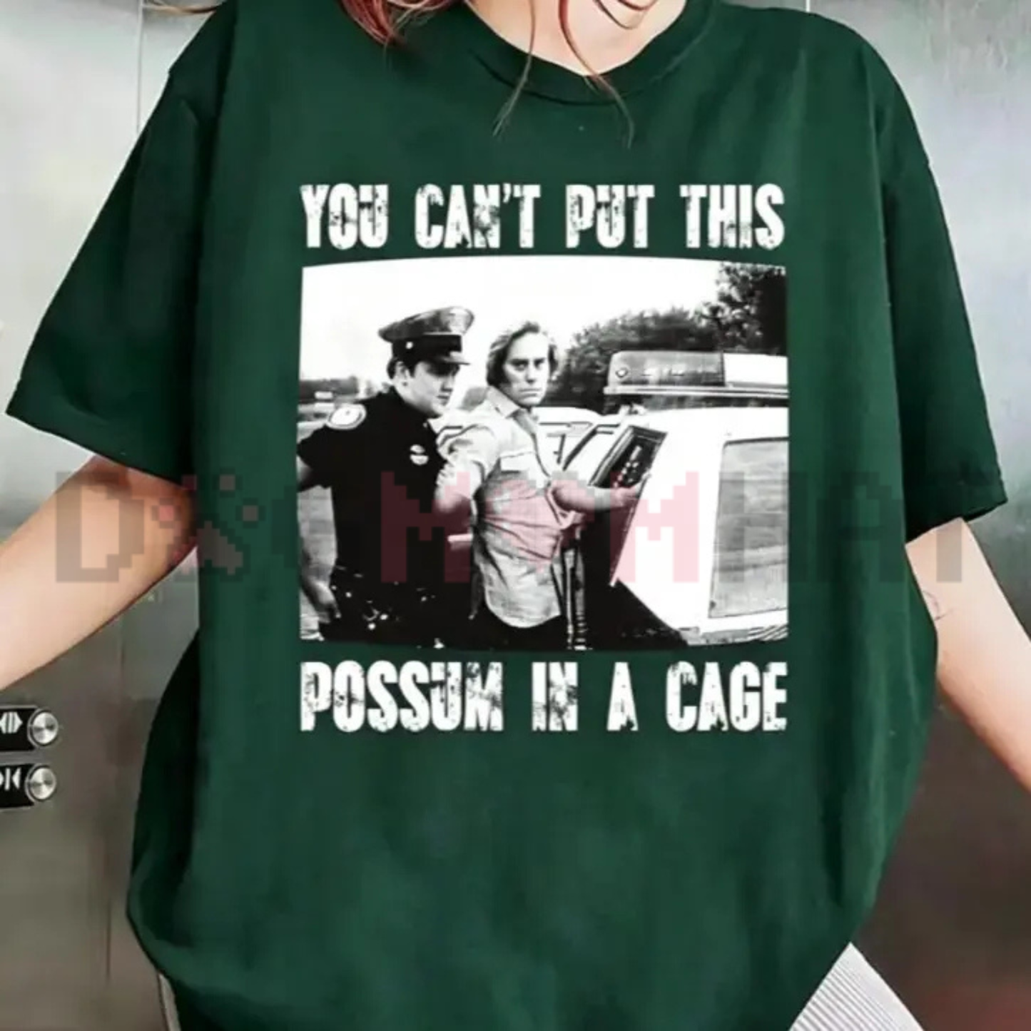 You Cant Put This Possum In A Cage Graphic Tee - Funny George Jones Vintage Outlaw Country Cotton Unisex T-Shirt