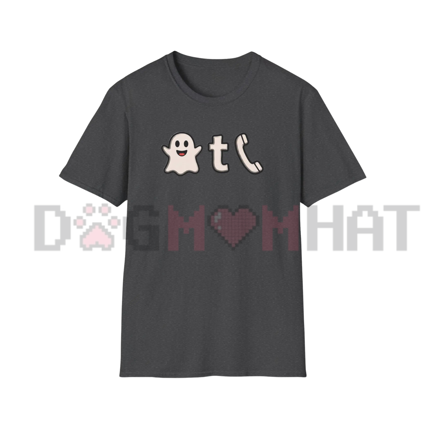 Ghost Phone Text "I'm Outside" T-Shirt - Halloween Ghost Call Typography Graphic Tee