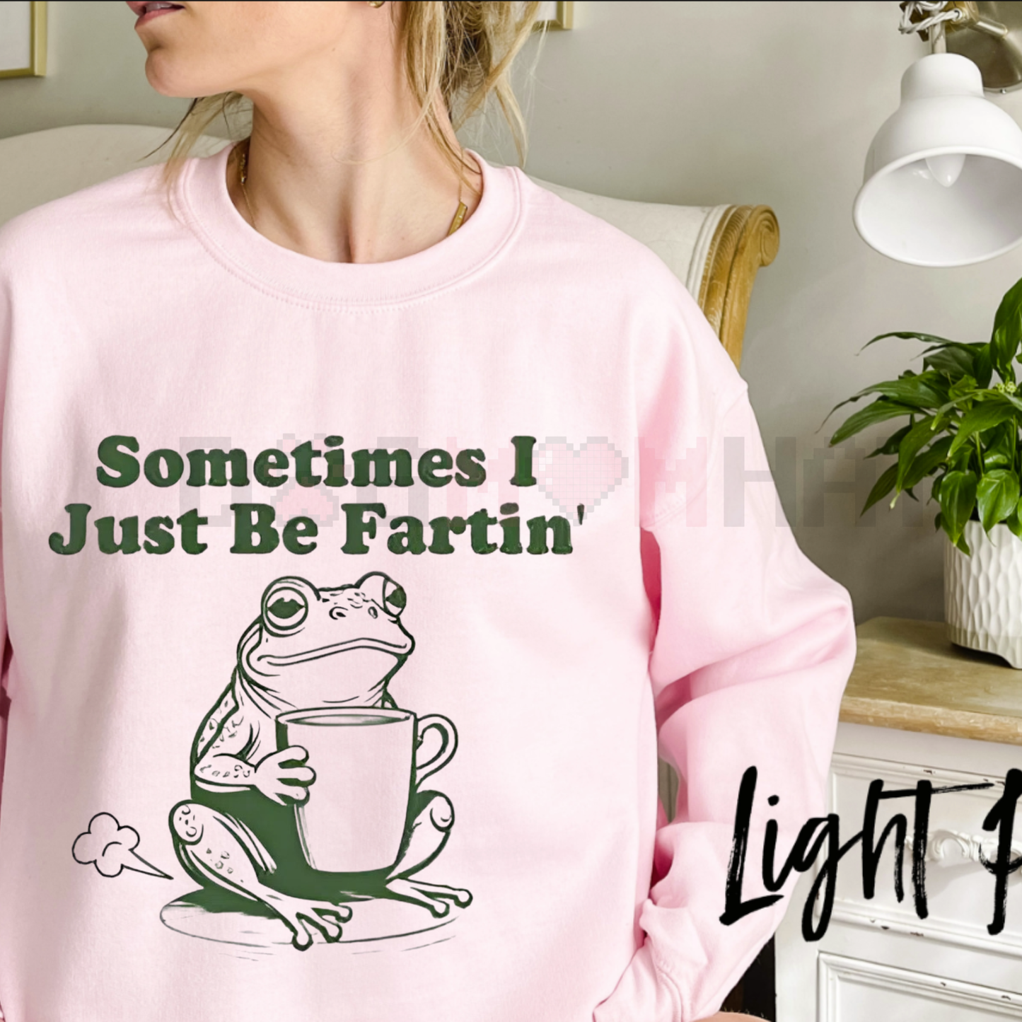 Absurdist 'Sometimes I Just Be Fartin'' Frog Meme Sweatshirt