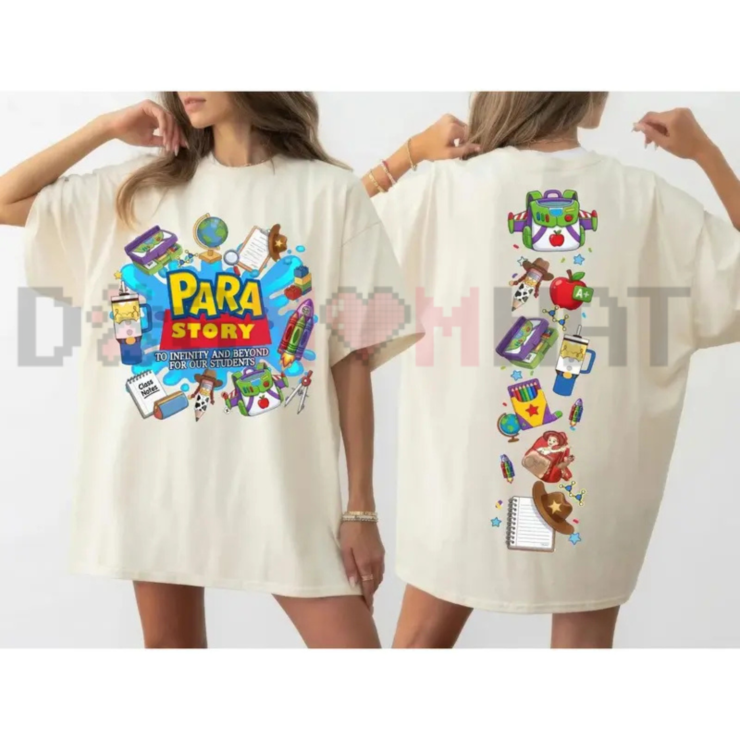 Everyday Classroom Hero Graphic Tee - Para Story Pure Cotton Paraprofessional & Teacher Aide Shirt