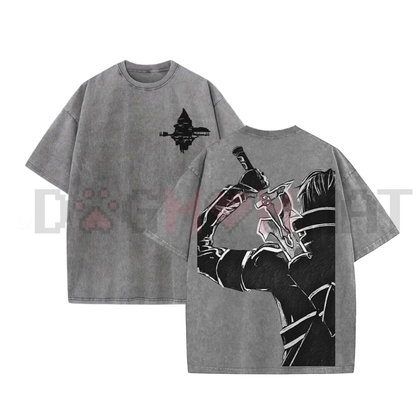 Sword Art Online Kirito B&W Graphic Tee